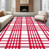 Traditional Tartan Inspired with Crisp Contrasting Checks(Red)