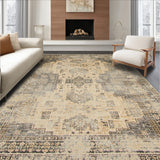 Country Charm Tapestry Rustic Beige and Earthy Brown(Beige)