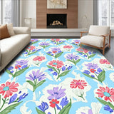 Enchanted Garden Whimsical Bloom Artistic (Blue)