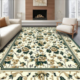 Elegant Neutral Floral Area(Beige)