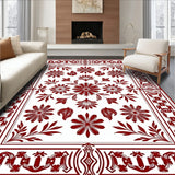 Victorian Botany Flora(Red)