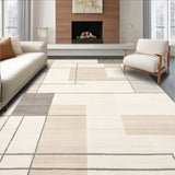 Beige Abstract Geometric Lines(Beige)