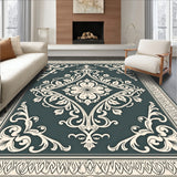 Vintage Damask Flourish Imogene Professional Stain Proof Series(Gray)