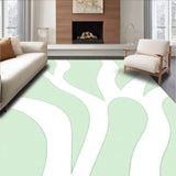 Abstract Watercolor Brush Strokes with Artistic Texture(Green)