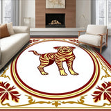 Quirky Pet Portrait Christmas with Glowing Border Accent Details(Maroon)