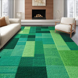 Ultra Soft Area Rug, Non Slip, Stain Resistant, Washable Area Rugs for Living Room, Bedroom, 3D Race Car Playmat(Green)