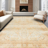 Farmhouse Style Beige Duo With No Slide Backing For Safety(Beige)