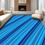 Modern Zigzag Striped Gradient Aesthetic Trendy(Blue)