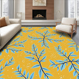 Crystalline Forest Branch Half Circle Entrance Holiday Snowfall(Yellow)