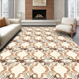 Inspired Quatrefoil Trellis Interlocking Motif(Beige)
