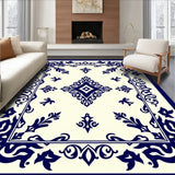 Damask Scroll Motif Pile Construction (Ivory)