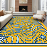 Ocean Wave with Celestial Motifs(Yellow)