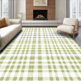 Vintage Gingham Check Accent(White)
