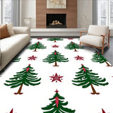 Enchanted Winter Forest Fir Celebration Decorative Surface(Green)