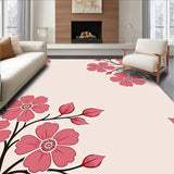 English Garden Chinoiserie with Hand Painted Cherry Blossom Sprays(Pink)