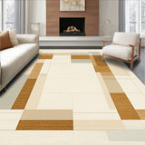 Elegant Area Beige Geometric(Beige)