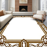 Elegant Interlocking Medallion Vintage Heritage Motif Luxury(Gold)