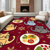 Glowing Feline Dinner Party Novelty Accent Flash Mode(Red)