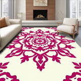 Medallion Vintage Distressed Intricate Bohemian Chic Treasure (Pink)