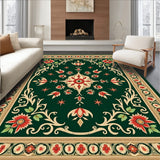 Heritage Artisan Botanical Tapestry Elegant Craftsmanship(Green)