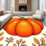Autumn Harvest Pumpkin Decorative Accent(Orange)