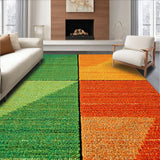 Ultra Soft Area Rug, Non Slip, Stain Resistant, Washable Area Rugs for Living Room, Bedroom, Modern Geometric Spiral Living Room Non-Slip Rug(Green)