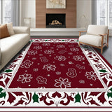 Seasonal Jubilation Stain Resistant Hallway(Maroon)