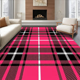 Rustic Cabin Inspired Tartan with Distinctive Grid(Pink)