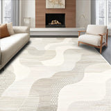 Designer Boho Bath with Sophisticated Abstract(Beige)