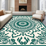 Elegant Medallion Symmetrical Floral (Green)