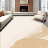 Abstract Minimalist Brushstroke Contemporary Luxury Modern(Beige)