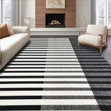 Urban Chic Stripe Featuring Graphic Lines and Dynamic Contrast(Beige)