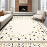 Enchanted Star Script Area with Beige Base and Artistic Lettering Border(Beige)