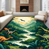 Engaging Whimsical Dino Exploration(Green)