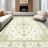 Ivory Traditional Area with Intricate Medallion Motif(Beige)