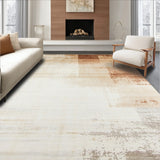 Natural Faded Area Earth Tone Indoor Elegant Non Slip(Beige)