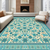 Vibrant Turquoise & Beige(Beige)