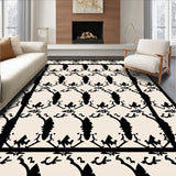 Lattice Entrance with Repeating Grid Framework (Beige)