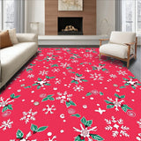 Jubilant Winter Celebration Snowflake Wonderland Magic(Red)