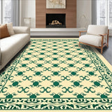 Elegant Lattice Botanical Trellis Patterned Decorative(Beige)