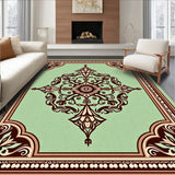 Elegant Floral Medallion Vintage Botanical Heritage Tapestry(Green)