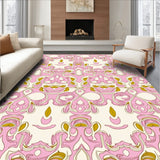 Paisley Medallion Cascade with Vintage Charm(Pink)
