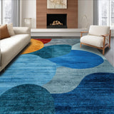 Ultra Soft Area Rug, Non Slip, Stain Resistant, Washable Area Rugs for Living Room, Bedroom, Abstract Holes Pattern(Gray)