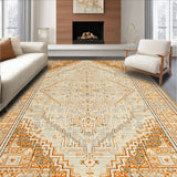 Ultra Soft Area Rug, Non Slip, Stain Resistant, Washable Area Rugs for Living Room, Bedroom, Contemporary Sand Minimalist Home Office Wool Rug(Beige)