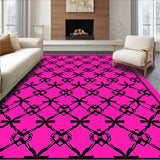 Midnight Elegance Interlocking Lattice Sophisticated (Pink)