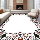 Harvest Woodland Pathway Design with Scattered Pinecones and Rustic Florals(Red)