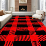 Seasonal Gingham Welcome Vintage Hearth Embellishment(Red)