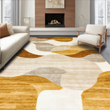 Golden Harvest Collection Area Beige Brown Abstract(Beige)