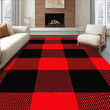 Classic Buffalo Check with Bold Contrast and Crisp Borders(Red)