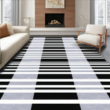 Chic Monochrome Stripe for Stylish Indoor Spaces(Black)
